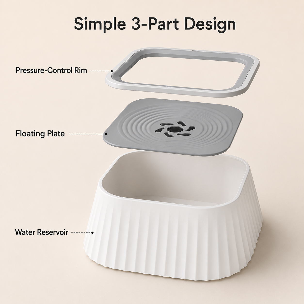 Aurevon No-Spill Pet Bowl